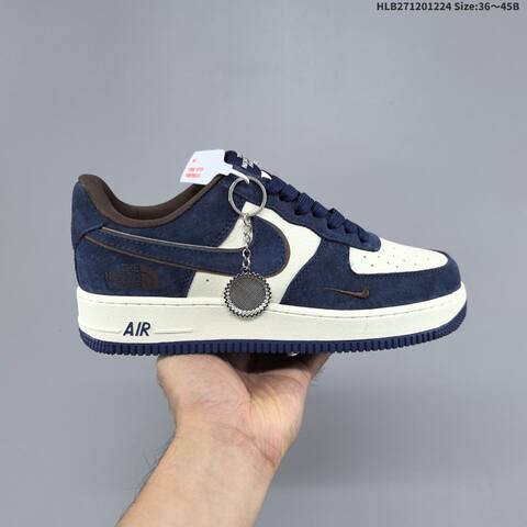 Nike Air Force 1 07 Low Khaki Black White Brown EU 36-45 Sneaker - Unisex (BS-62482)
