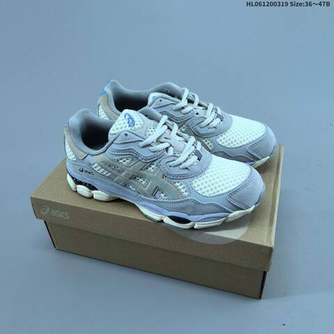 ASICS GEL NYC White Mint Beige Grey EU 36-47 Running Shoe Running Sneakers - Unisex (BS-68987)