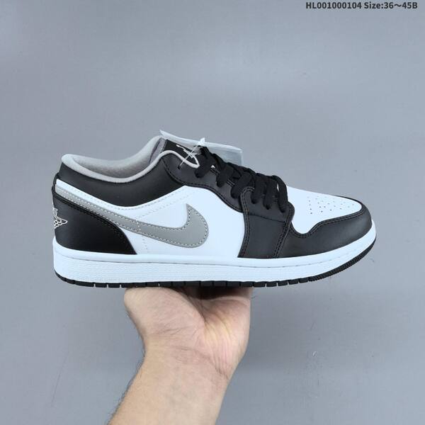 Jordan Air Jordan 1 Low Black/White/Gray EU 36-45 lifestyle