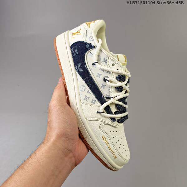 Jordan Air Jordan 1 Low cream/blue multi EU 36-45 casual
