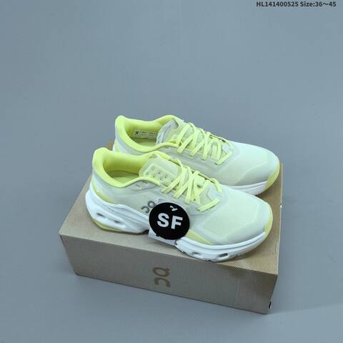 On Running Cloudpulse 2 White Pale Yellow EU 36-45 Training Shoe Training Sneakers - Unisex BS-69522