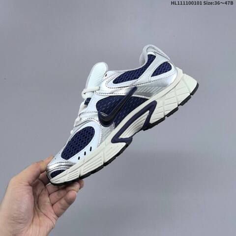 Nike V5 RNR Navy Silver White Grey EU 36-47 Running Shoe - Unisex (BS-62277)
