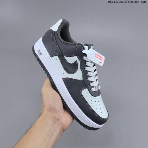 Nike Air Force 1 07 Dark Grey White Black EU 36-45 Sneaker - Unisex (BS-62213)