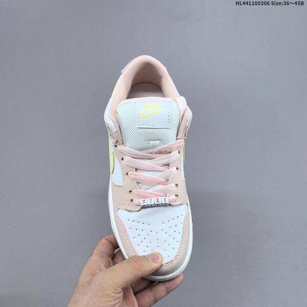 Nike Dunk Low PRM white light pink pale yellow EU 36-45 skate shoe