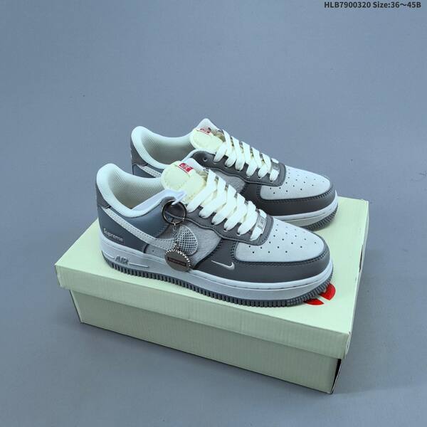 Nike Air Force 1 07 Low Supreme white dark green grey EU 36-45 sneaker