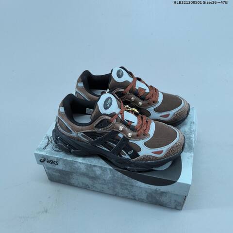 ASICS GEL-NYC 2 0 Brown Grey Black Rust Red EU 36-47 Running Shoe Running Sneakers - Unisex (BS-68867)