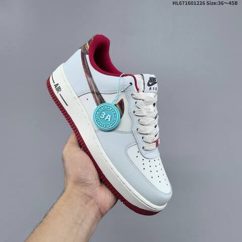 Nike Air Force 1 Low White Brown Rose Gold EU 36-45 Sneaker - Unisex (BS-62409)