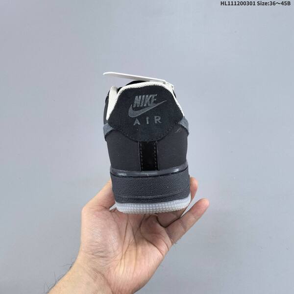 Nike Air Force 1 07 black grey light grey EU 36-45 sneaker