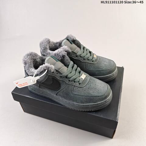 Nike Air Force 1 07 Dark Grey Black Grey EU 36-45 Sneaker - Unisex (BS-63429)