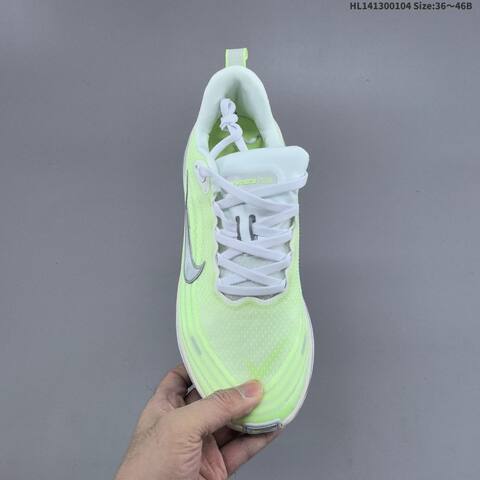 Nike Vomero Plus ReactX Air Zoom Neon Green White Silver EU 36-46 Running Shoe - Unisex (BS-62243)
