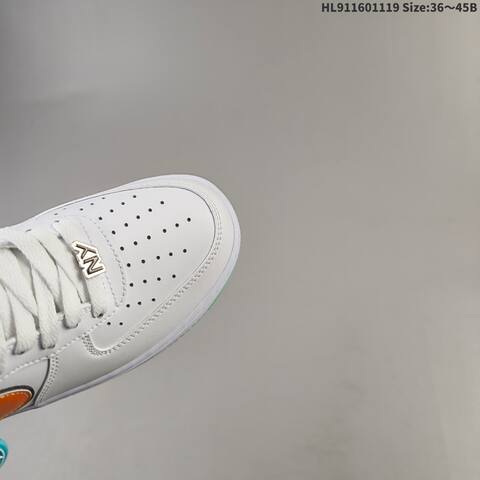 Nike Air Force 1 07 White Orange Light Green EU 36-45 Sneaker - Unisex (BS-63441)
