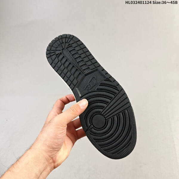 Nike Air Jordan 1 black/white/cream 36~45 basketball