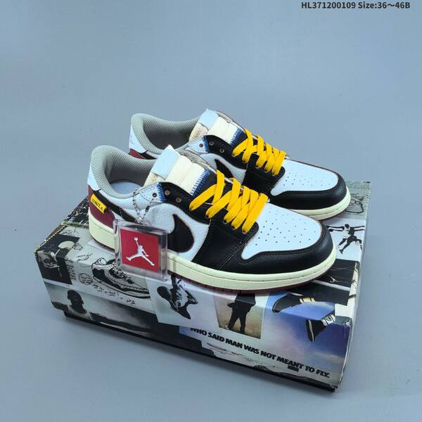Jordan Air Jordan 1 Retro Low OG White/Burgundy/Black/Yellow EU 36-46 lifestyle