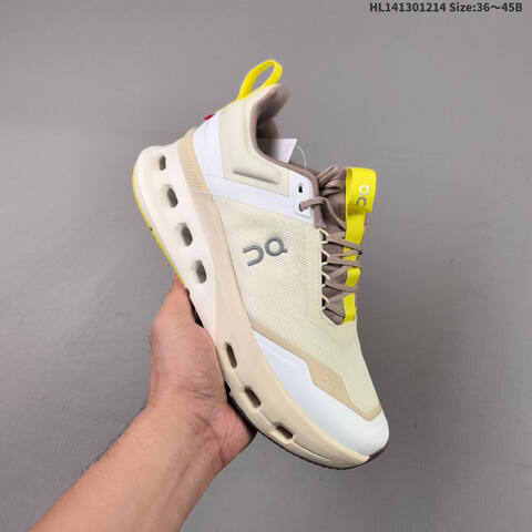 On Cloudnova X White Beige Burgundy EU 36-45 Running Shoe Running Sneakers - Unisex (BS-69744)