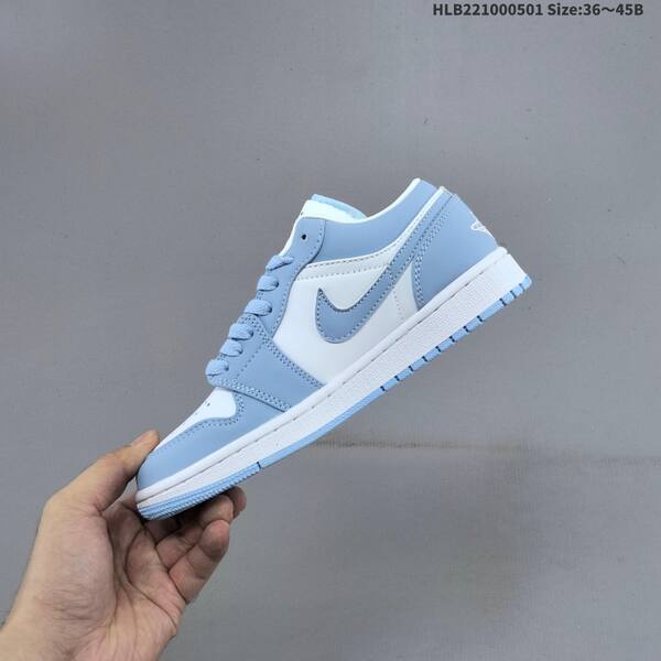 Jordan Air Jordan 1 Low Aluminum / White / Navy EU 36~45 casual