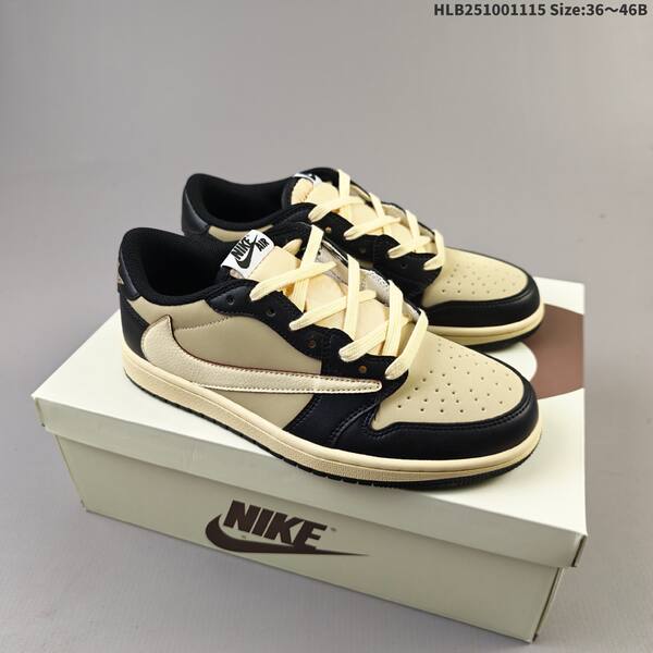 Nike Air Jordan 1 Low pink/white/cream 36~46 casual