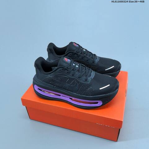 Nike Vomero Premium ReactX Air Zoom Black Purple Red White EU 36-46 Running Shoe - Unisex (BS-61151)