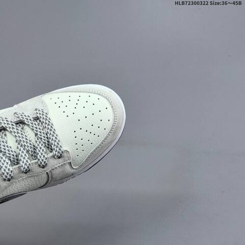 Nike Dunk SB Low Off White Light Grey Dark Grey Red White EU 36-45 Skate Shoe - Unisex (BS-61194)