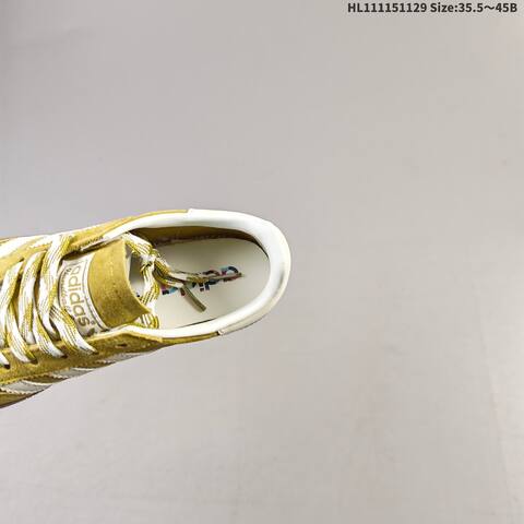 Adidas Handball Spezial Mustard Yellow Off White Gum Brown EU 35 5-45 Sneaker - Unisex (BS-65404)