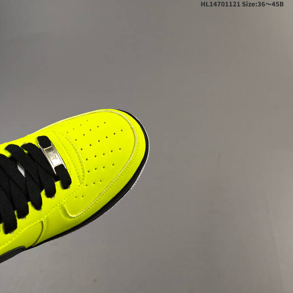Nike Air Force 1 Low neon yellow black white EU 36-45 sneaker