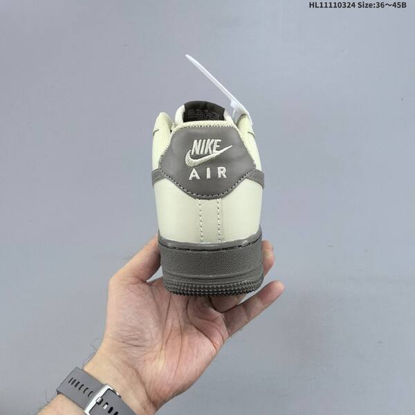 Nike Air Force 1 07 light beige dark brown EU 36-45 skate shoe