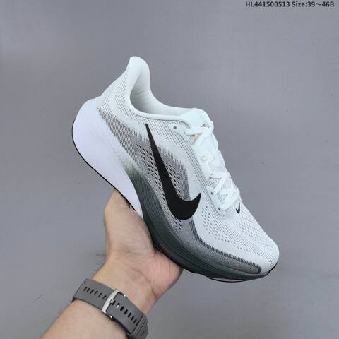 Nike Air Zoom Pegasus 42 White Black Grey EU 39-46 Running Shoe - Unisex (BS-60362)