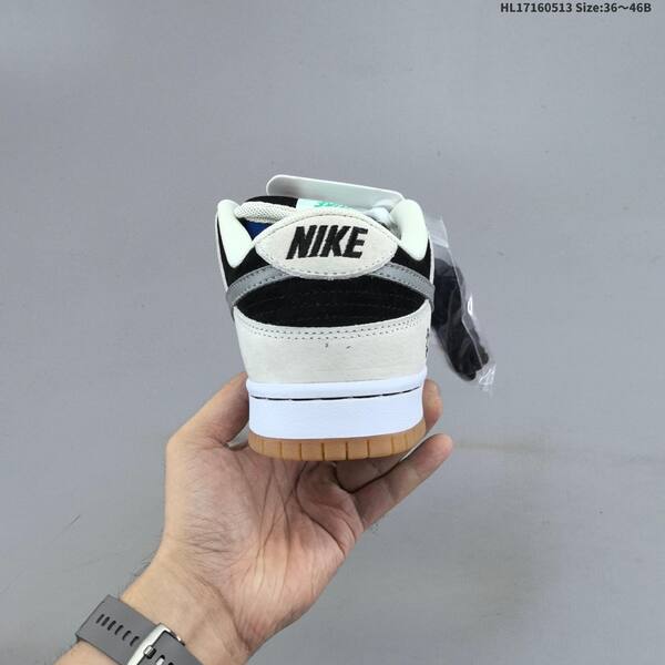Nike SB Zoom Dunk Low black light grey white gum brown EU 36-46 skate shoe