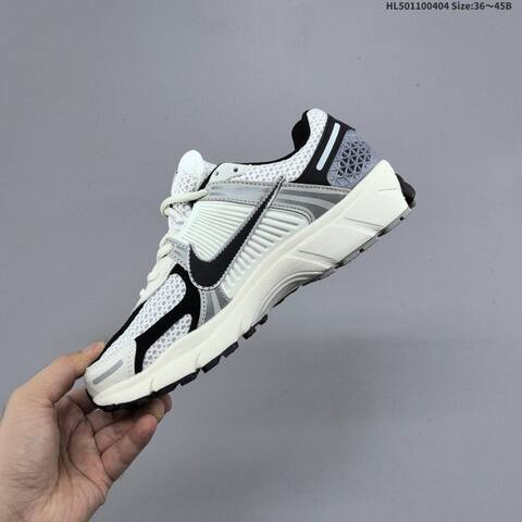 Nike Zoom Vomero 5 HQ1182 001 White Black Grey Sail EU 36-45 Running Shoe - Unisex (BS-60936)