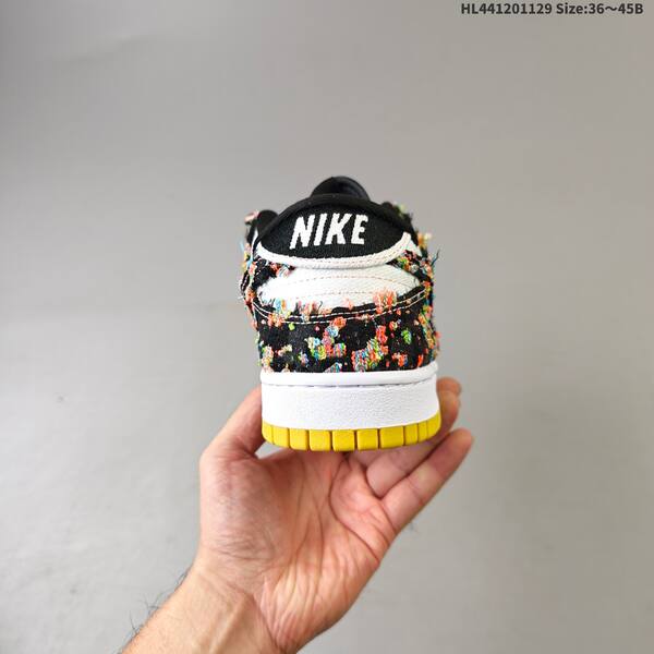 Nike SB Zoom Dunk Low white black multicolor yellow EU 36-45 skate shoe