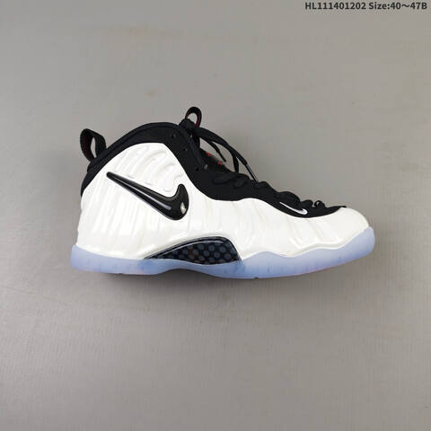 Nike Foamposite One Black Red White EU 40-47 Basketball Shoe - Men's (BS-62879)