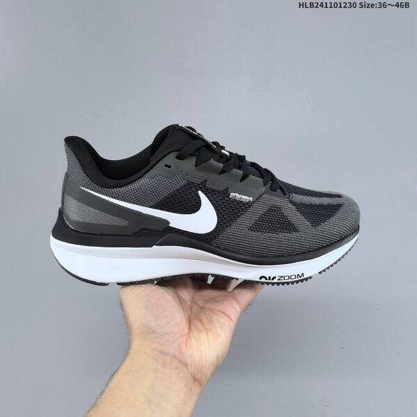 Nike Air Zoom Structure 25 black white olive EU 36-46 running shoe