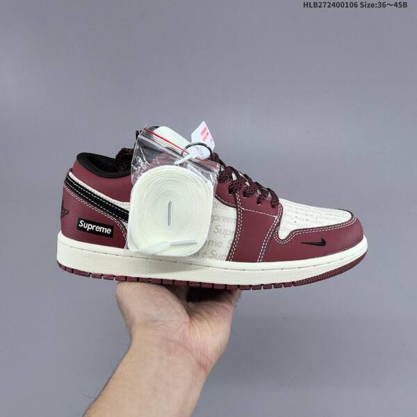 Jordan Air Jordan 1 Low burgundy/white/black EU 36-45 lifestyle