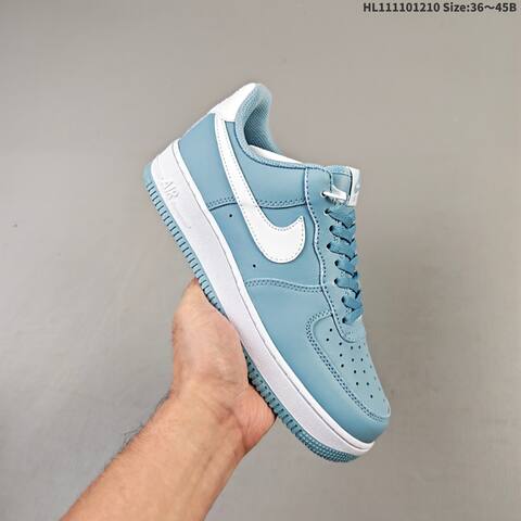 Nike Air Force 1 07 Light Blue White EU 36-45 Sneaker - Unisex (BS-62793)