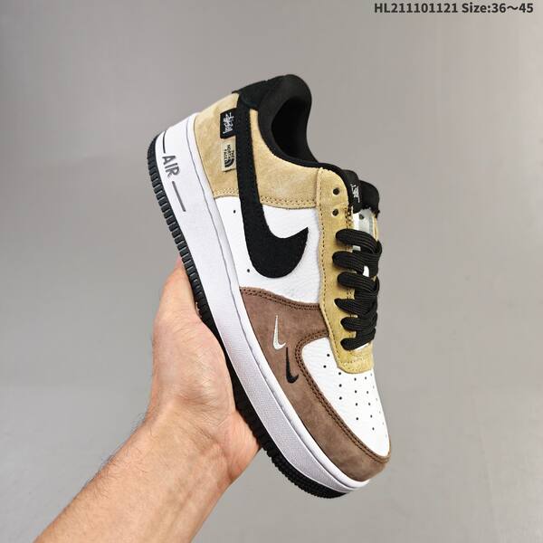 Nike Air Force 1 07 black white pink light grey dark grey EU 36-45 sneaker