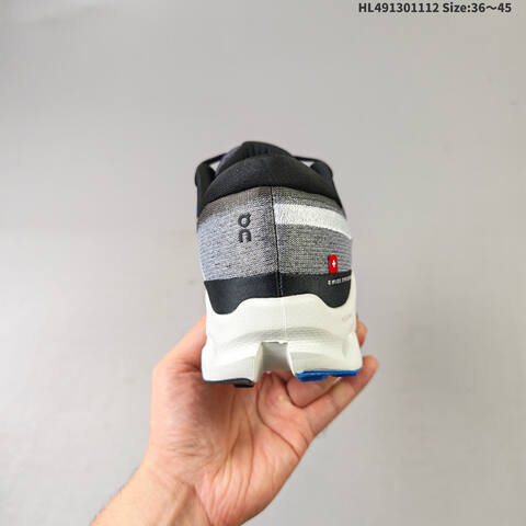 On Running Cloudsurfer 2 Dark Grey White Black Blue EU 36-45 Running Shoe Running Sneakers - Unisex (BS-69822)