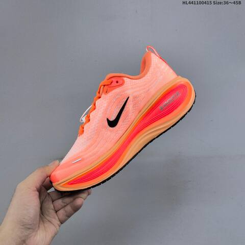 Nike Vomero Plus ReactX Air Zoom Bright Orange Black Red EU 36-45 Running Shoe - Unisex (BS-60718)