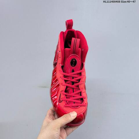 Nike Air Foamposite One Red Black EU 40-47 Basketball Shoe - Men's (BS-60900)