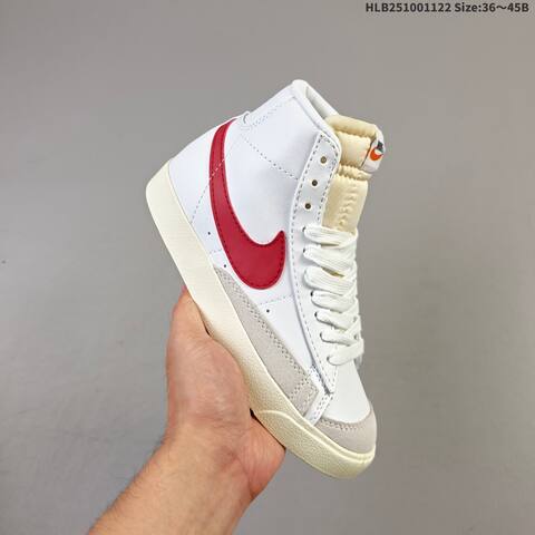 Nike Blazer Mid 77 White Black Red Beige Gray EU 36-45 Skate Shoe - Unisex (BS-63249)