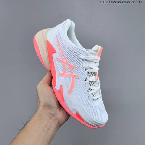 ASICS Court FF 3 White Coral Pink Beige EU 36-45 Tennis Shoe Casual Sneakers - Unisex (BS-69123)