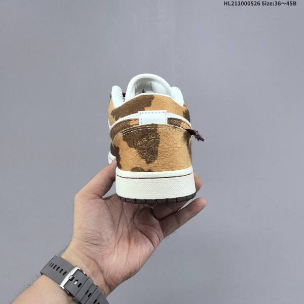 Jordan Air Jordan 1 Low white/brown/gold/burgundy EU 36-45 lifestyle
