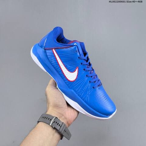 Nike Kobe 5 Protro Blue White Red EU 40-46 Basketball Shoe - Men's (BS-60026)