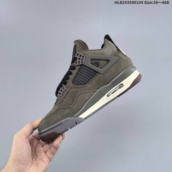 Jordan Air Jordan 4 Retro taupe/grey with black EU 36-48 basketball