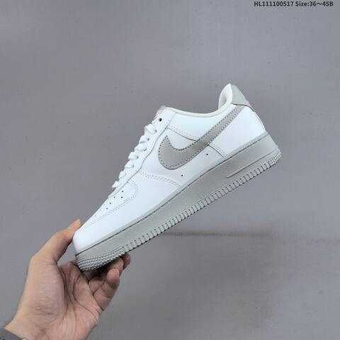 Nike Air Force 1 07 White Light Grey EU 36-45 Sneaker - Unisex (BS-60292)