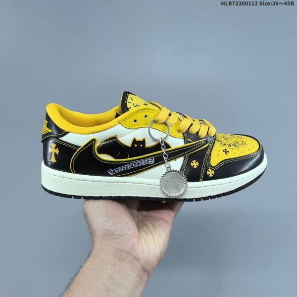 Jordan Air Jordan 1 Low x Travis Scott black/yellow/white and brown/white EU 36-45 casual