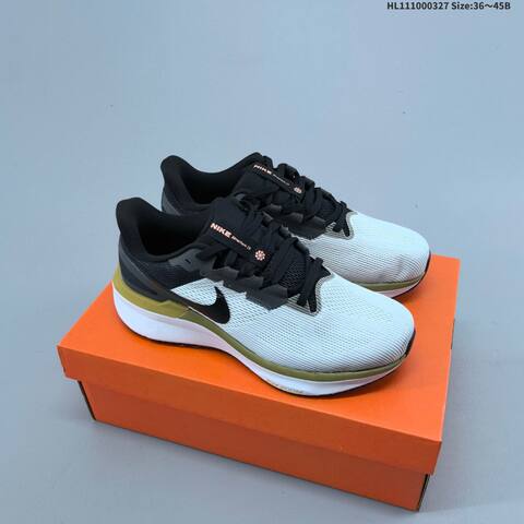 Nike Air Zoom Structure 25 Cream Red Navy White EU 36-45 Running Shoe - Unisex (BS-61099)