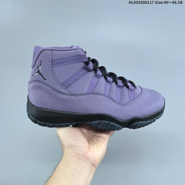 Jordan Air Jordan 11 Retro purple/black 40~48.5B basketball