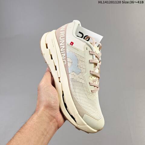 On Cloudvista X4 Cream Beige Pink Grey EU 36 45 Trail Shoe EU 36-45 Trail Running Sneakers - Unisex (BS-69799)