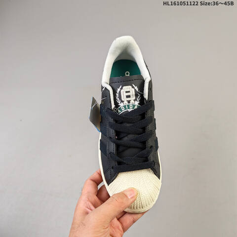 Adidas Superstar JQ3214 black off white gum green EU 36 45 skate