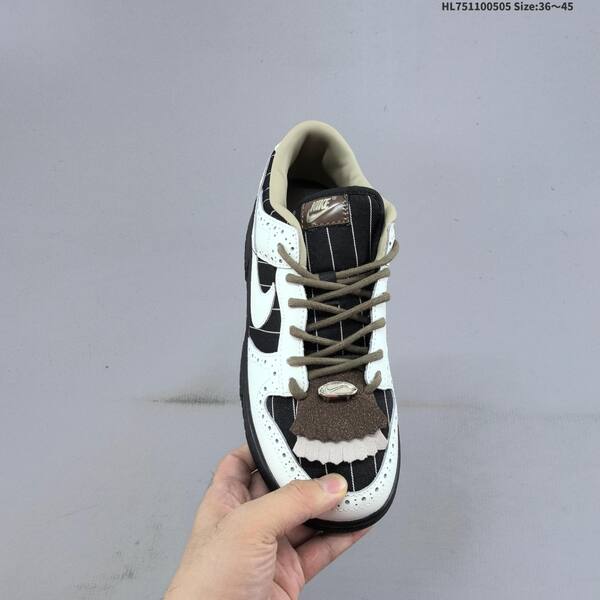 Nike SB Dunk Low white black brown beige EU 36-45 skate shoe