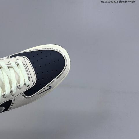 Nike Air Force 1 07 Low Sail Navy Blue Grey EU 36-45 Sneaker - Unisex (BS-61163)